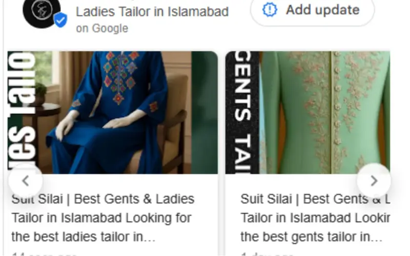 Tailor Services GBP Optimization results